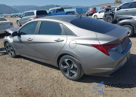 2023 Hyundai Elantra Hybrid Limited из США, поврежденный, VIN KMHLN4AJ2PU062656